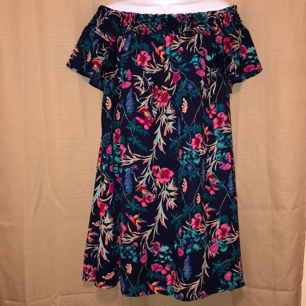 Decree off the shoulder floral summer dress